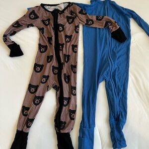 Little one shop bamboo two pairs of footies 12-18 months